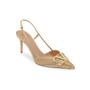 Valentino Garavani VLOGO Signature Pointed Toe Slingback Pump, Main, color, Star Gold/ Multicolor