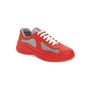 Prada America's Cup Low Top Sneaker, Main, color, Rosso