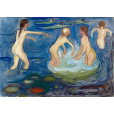 Edvard Munch 1863 1944 Bathing Girls  1897