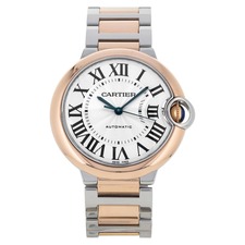 Watchfinder &amp; Co. Cartier Preowned Ballon Bleu Bracelet Watch, 36mm, Main, color, Silver