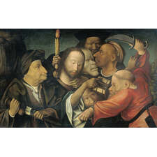 Hieronymus Bosch 1450 1516 The Arrest of Christ 1530