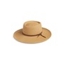 Nordstrom Packable Boater Hat, Main, color, Tan Dark Combo