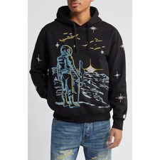 Billionaire Boys Club Night Sky Beaded Hoodie, Main, color, Black