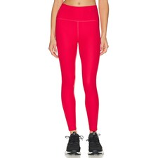 Beyond Yoga Powerbeyond Strive High Waisted Midi Legging in Retro Red | REVOLVE