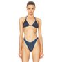 Image 1 of Heavy Manners Double String Bikini Top in Orchard Street
