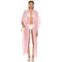Image 1 of VERSACE Chiffon Robe Coverup Dress in Pale Pink