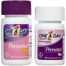 One A Day Women's Prenatal Complete Multivitamin   DHA, 30 Tabs   30 Softgels