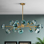 Burness 15 - Light Dimmable Sputnik Modern Linear Chandelier