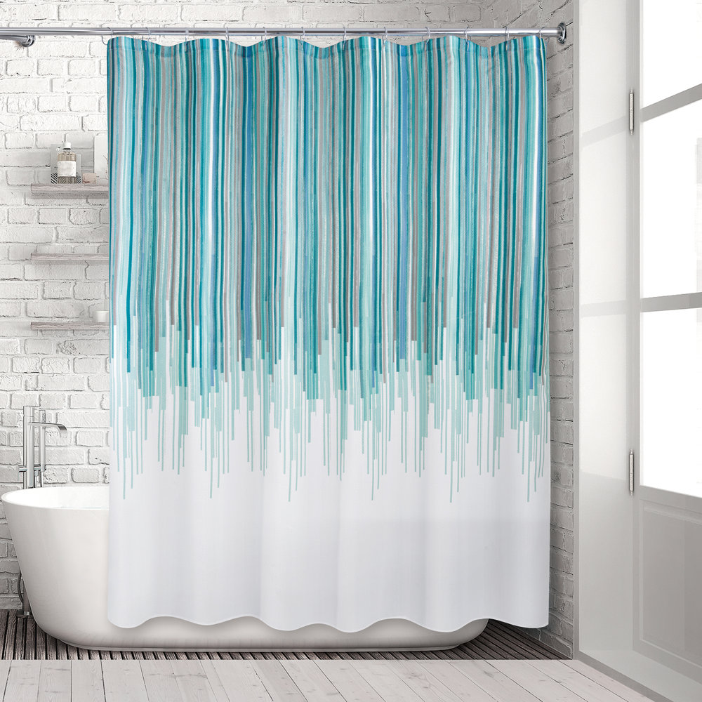 Bornier Striped Shower Curtain