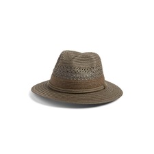 Nordstrom Vented Panama Hat, Main, color, Green Dark Combo