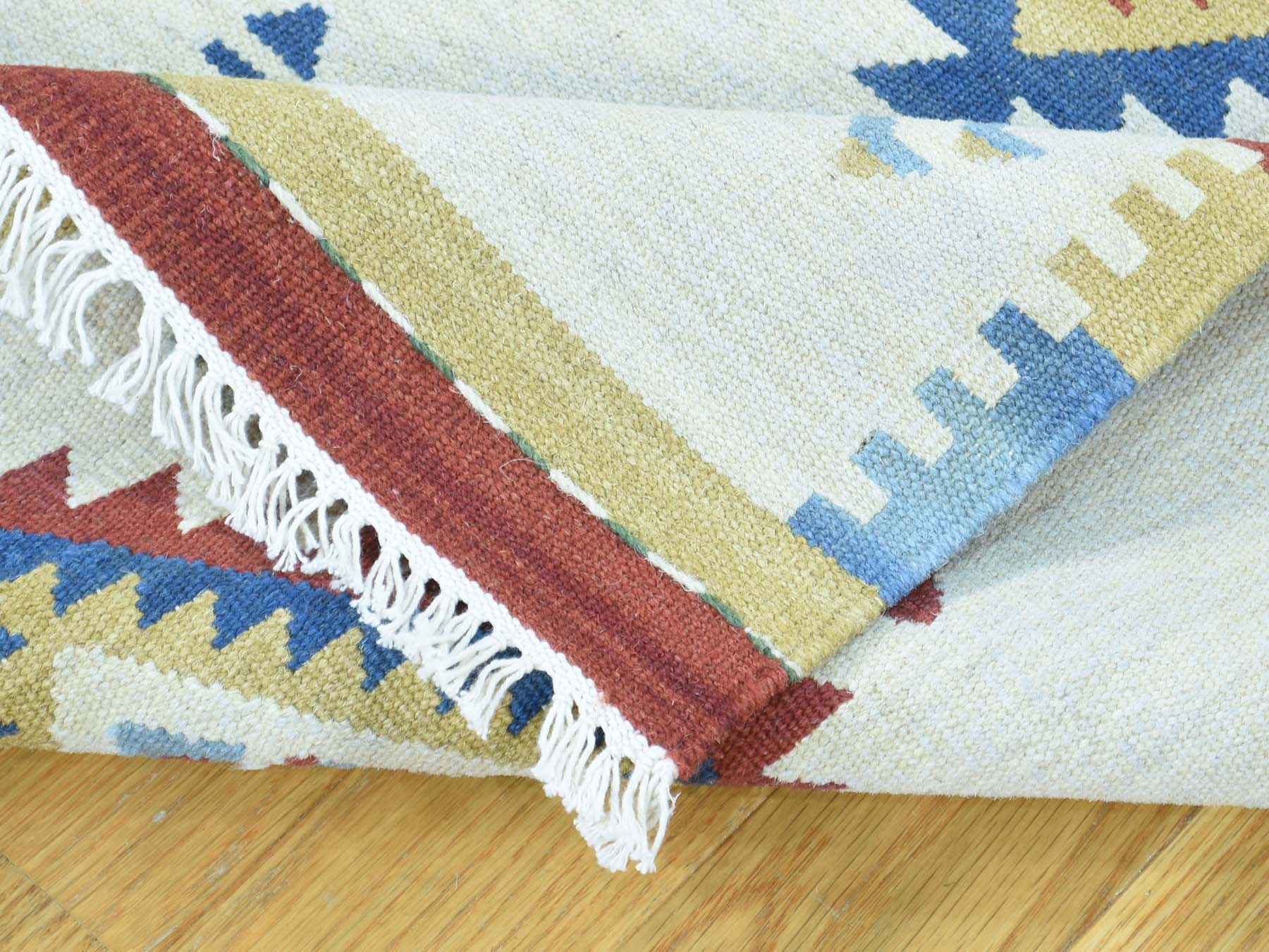 Buy 2'6"x6' Pure Wool Hand-...