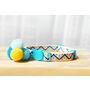 Pom Pom Cat collar with kitty quick-release clasp adjustable plus bell