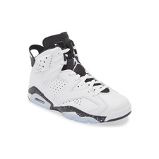 Jordan Air Jordan 6 Retro High Top Sneaker, Main, color, White/ Black