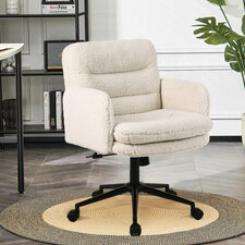 Jaythan Upholstered Office Chair Desk Chair Home Office Task Chair With Armrest