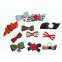 Dog Bows-Holiday Shimmer Bows with Elastics