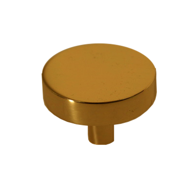 CIRCLE KNOB - Brass Cabinet Knobs, Contemporary Design with Brass Finishes, Antique Drawer Pull @ SignatureThings.com