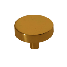 CIRCLE KNOB - Brass Cabinet Knobs, Contemporary Design with Brass Finishes, Antique Drawer Pull @ SignatureThings.com