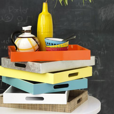 Small Rectangle Lacquer Trays