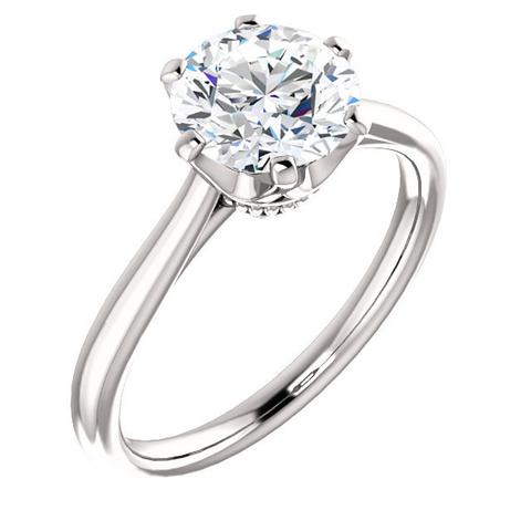 6 Prong Diamond Solitaire R...
