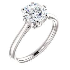 6 Prong Diamond Solitaire Rings