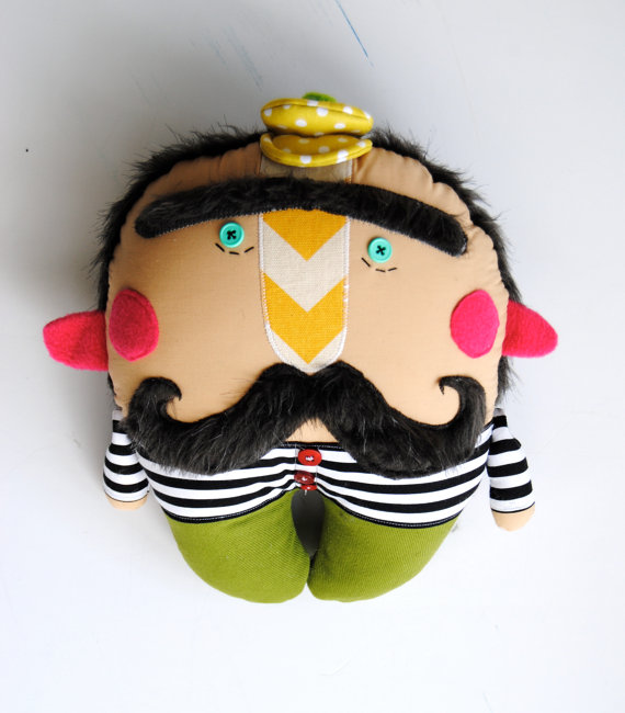 Mr. Mustache - Stuffed Toy