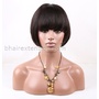 Bob Style Human Hair Full Lace Wig Rihanna Hairstyle Brazilian Hair Full Lace Wig With Bangs