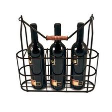 Vintage 3 Bottle Carrier