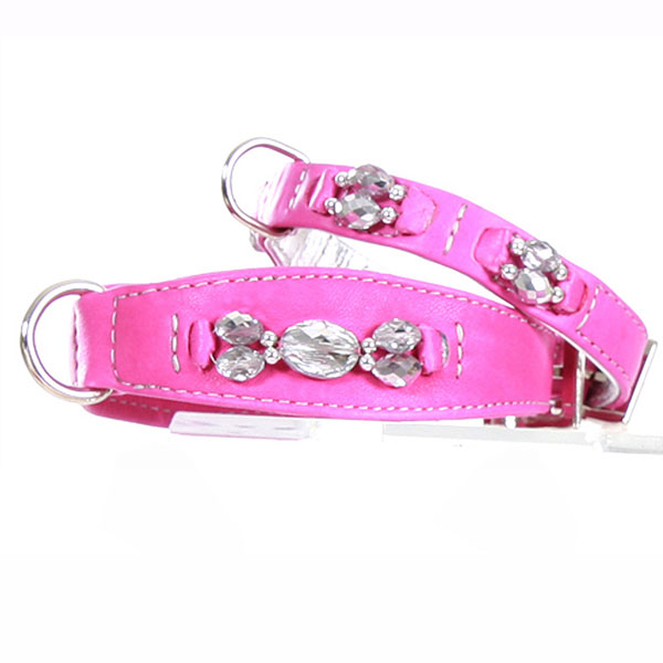 Pretty in Pink dog collars