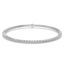 Petite Prong Set Tennis Bracelet