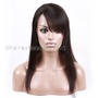 Remy Human Hair Full Lace Wig With Bang