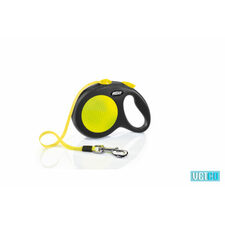 Flexi Neon Reflective Retractable Tape Dog Leash