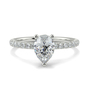 Lima Pave Hidden Halo Engagement Rings for Women