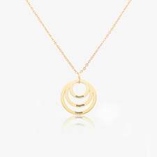Custom Interlocking Circle Necklace