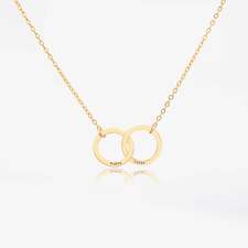 Custom Interlocking Circle Necklace