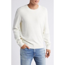 Dexter Fine Gauge Sweater, Main, color, Ivory
