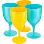 Plastic Wine Glasses 4Pk - nappyworlduk