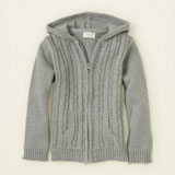uniform zip-up hoodie sweater