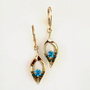 Custom Tear Drop Topaz Earr...