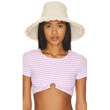 Hat Attack Packable Sunhat in Solid Natural | REVOLVE