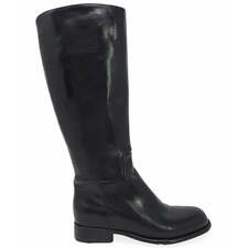 Black Flat Knee High Boot