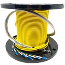 144 Strand Indoor Plenum Rated Singlemode Pre-Terminated Fiber Optic Micro-Distribution Cable Assembly with CorningÂ® Glass - Made in the USA by QuickTreXÂ®