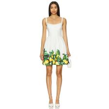 Amanda Uprichard Napoli Dress in Lemonhead | REVOLVE