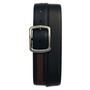 Ted Baker London Jaims Contrast Detail Leather Belt, Main, color, Black