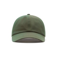 Burberry Check Lined Cotton Twill Baseball Cap, Main, color, Antique Green
