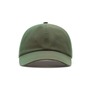 Burberry Check Lined Cotton Twill Baseball Cap, Main, color, Antique Green