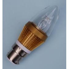 LED Candle Bulb 1x3W BC- Gold