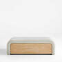 View Smith Upholstered Storage Ottoman - image 1 of 8