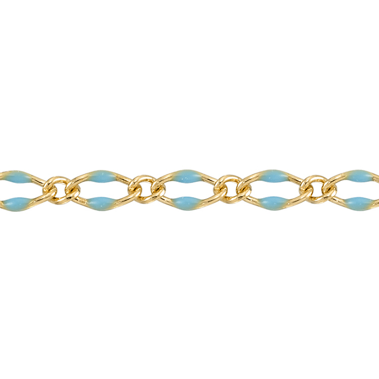 Turquoise Enamel Chain 2.5 ...