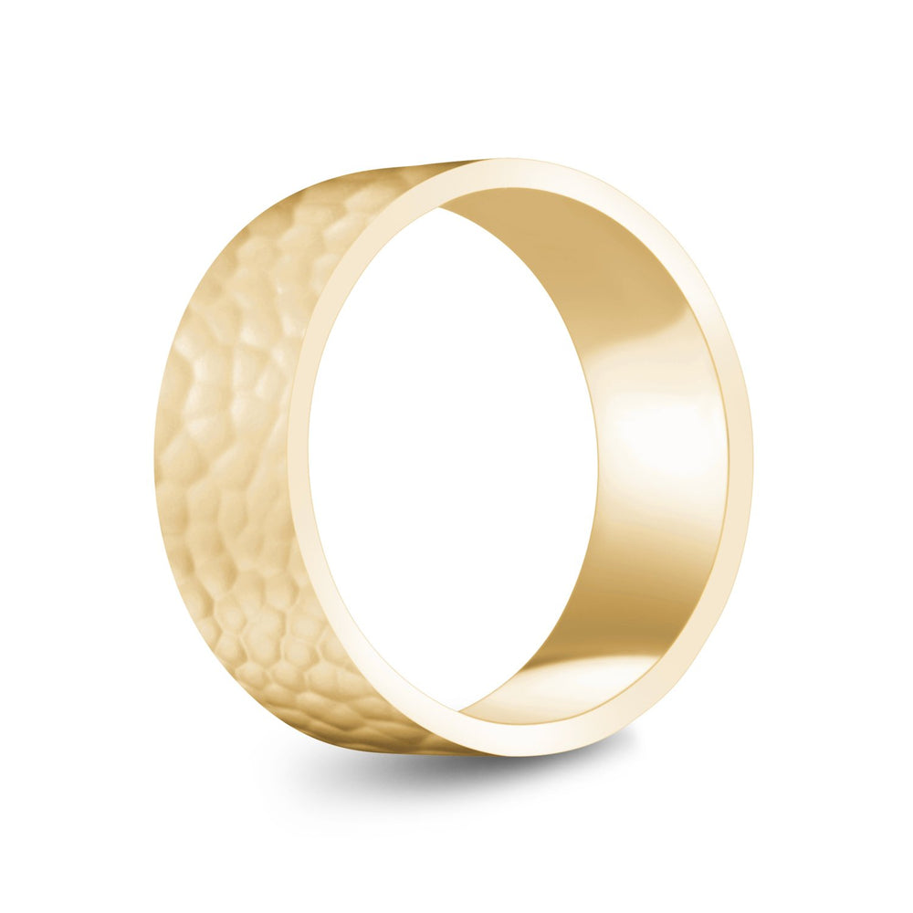 8mm 18K Gold High Polished ...