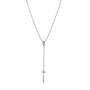 Modern Rosary Fashion Sword Cross Beaded Necklace